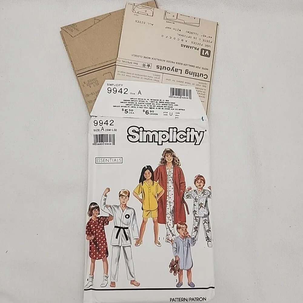 Sewing Pattern 6 SIMPLICITY (5998, 7071, 9942, 6427, 8387, 6278) 1 McCall's 3479